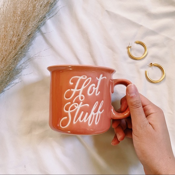 Other - Hot Stuff stoneware coral mug